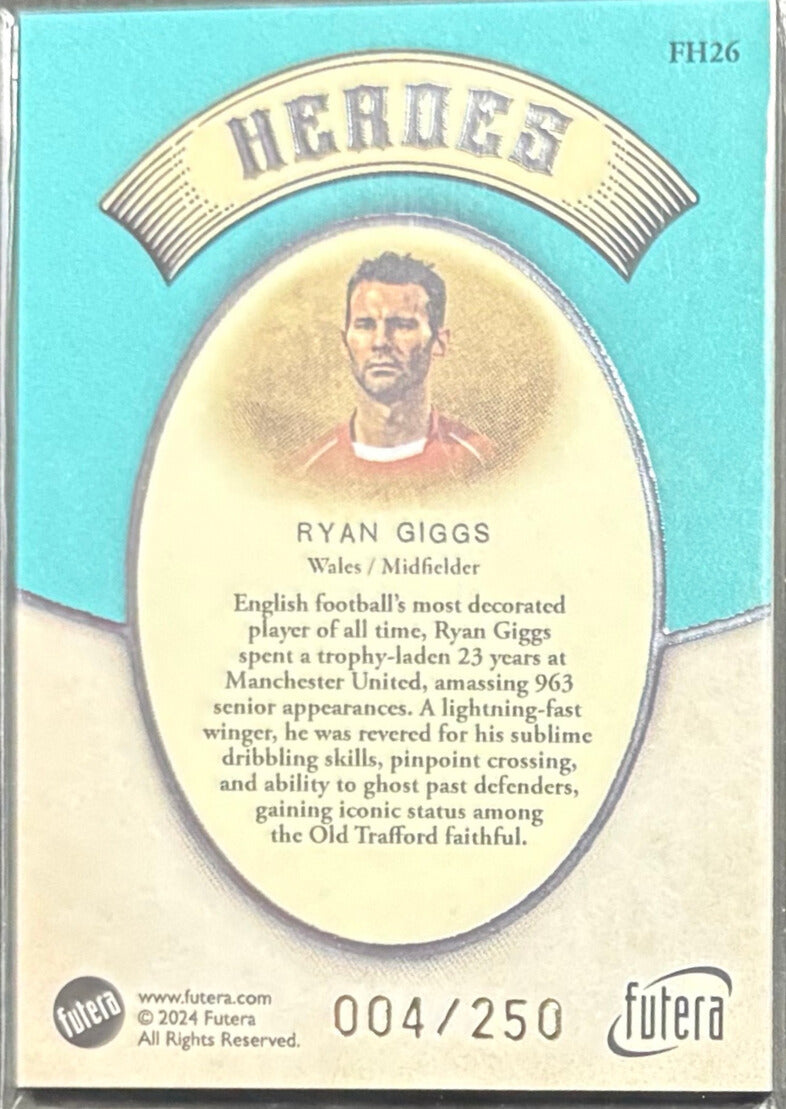 Futera Vintage 2024 Heroes Ryan Giggs 04/250