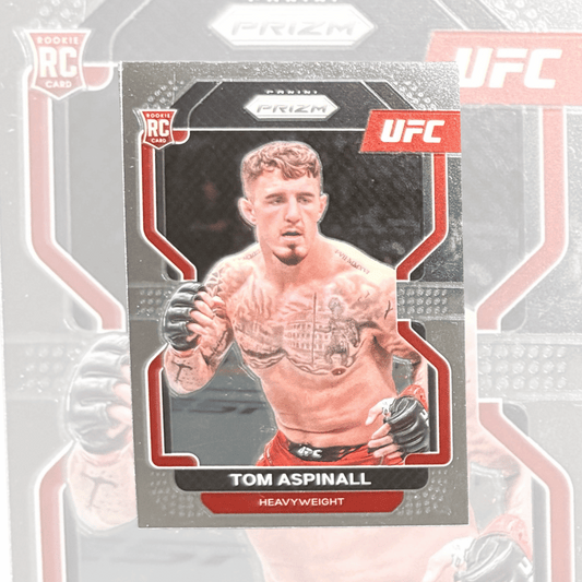 Tom Aspinall 2022 Panini Prizm UFC #134 Silver Rookie Card RC - Rare Collectible