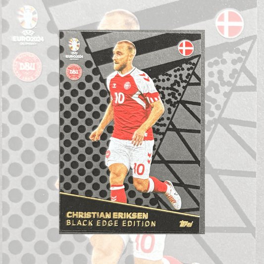 Topps Match Attax Euro 2024 Christian Eriksen Black Edge Edition