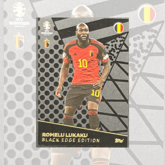 Topps Match Attax Euro 2024 Romelu Lukaku Black Edge Edition