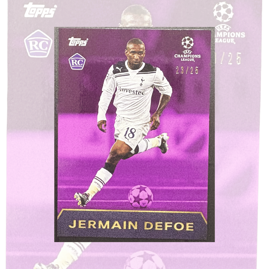 The Lost Rookie Card - Jermain Defoe numbered 23/25