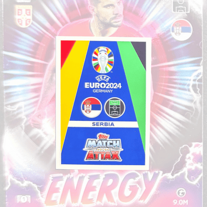 Topps Match Attax Euro 2024 Aleksandar Mitrovic Energy Edition