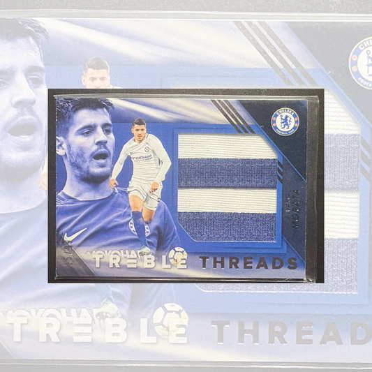 Alvaro Morata Treble Threads Relic Numbered 15/99