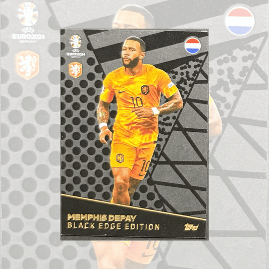 Topps Match Attax Euro 2024 Memphis Depay Black Edge Edition