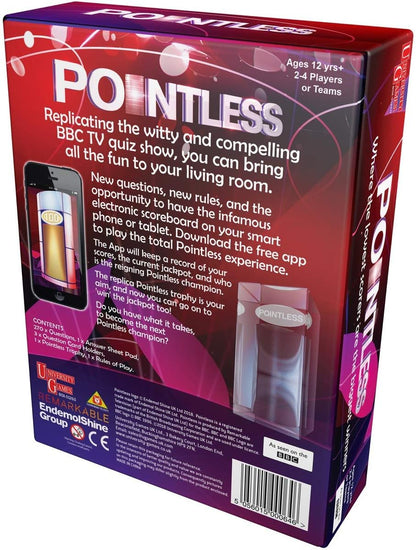 Pointless Board Game (2018) - University Games Trivia Party Game