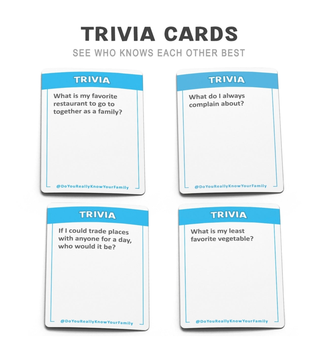 Do You Really Know Your Family? Trivia Game