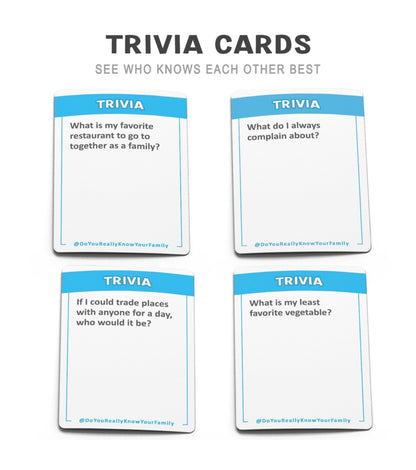 Do You Really Know Your Family? Trivia Game