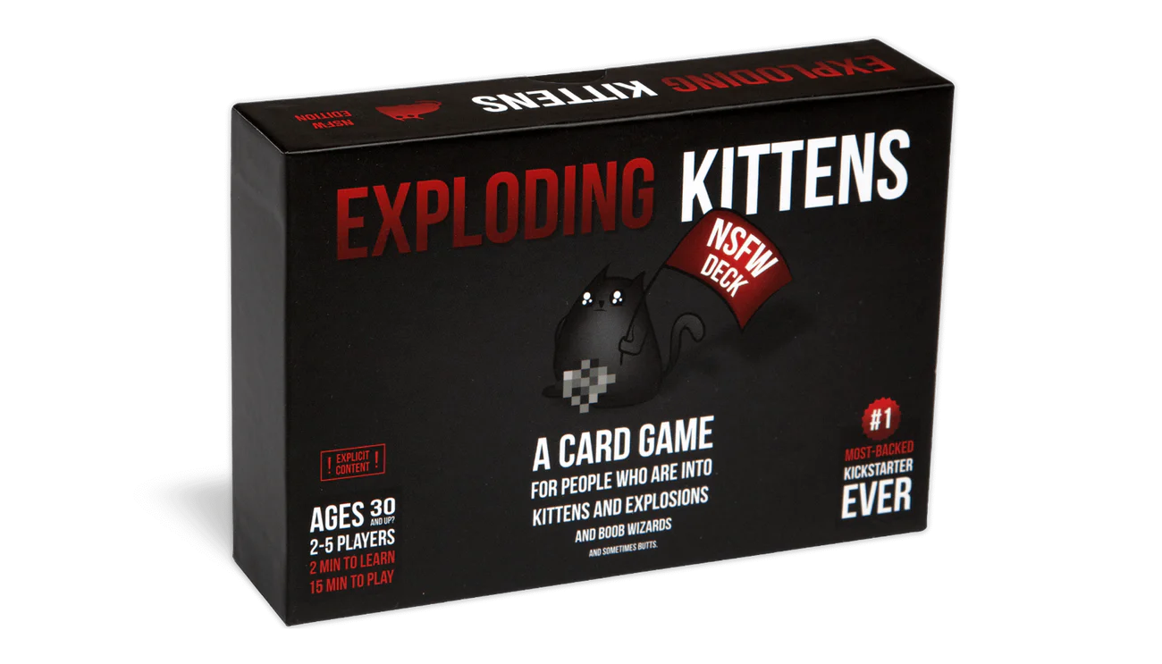 Exploding Kittens: NSFW Edition - Hilariously Twisted Party Card Game