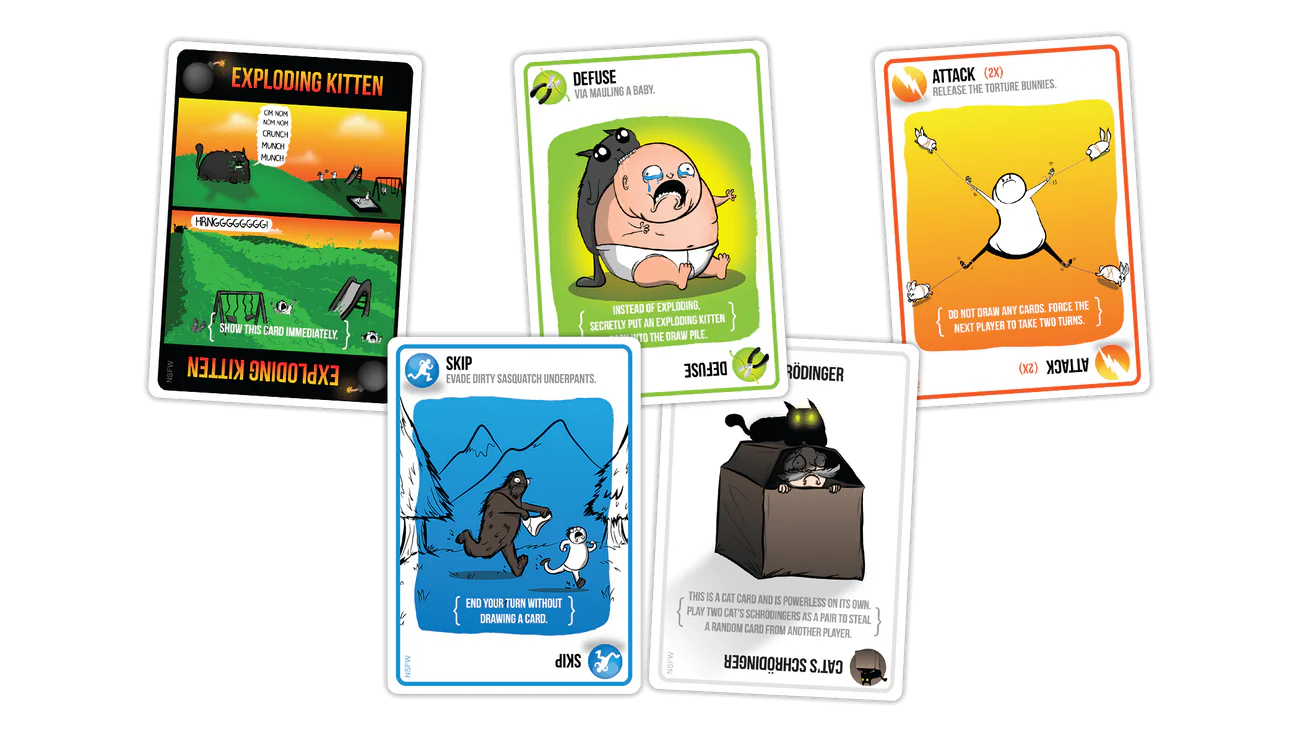 Exploding Kittens: NSFW Edition - Hilariously Twisted Party Card Game