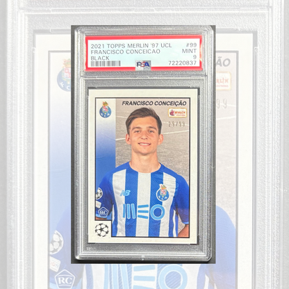 2021 Topps Merlin ’97 UCL Rookie Francisco Conceição - PSA 9, Numbered 29/99