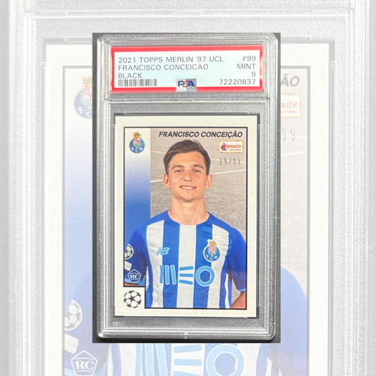 2021 Topps Merlin ’97 UCL Rookie Francisco Conceição - PSA 9, Numbered 29/99