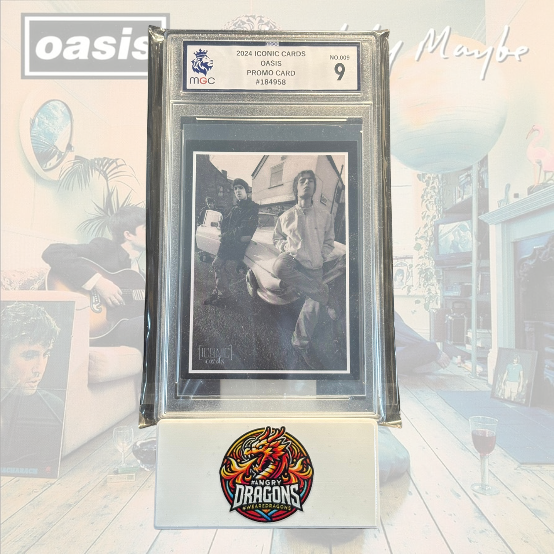 Complete Graded Oasis Iconic Card Set (All 9 Base Cards!)