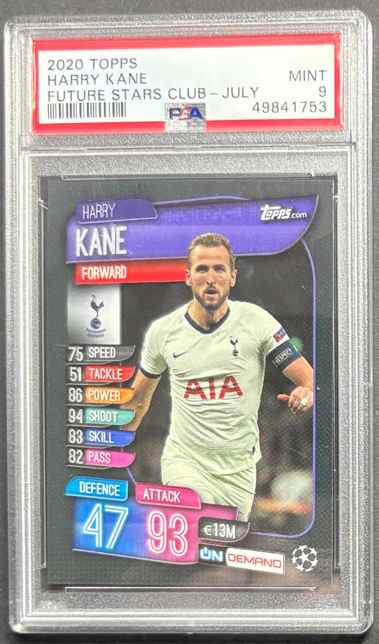 Topps Future Stars Club Harry Kane PSA Graded 9