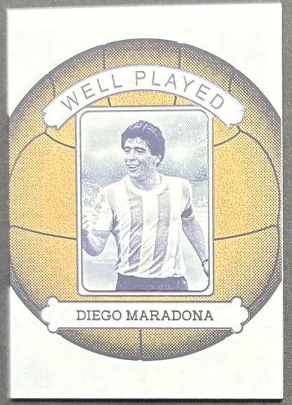 Futera Baines Well Played Diego Maradona 04/29