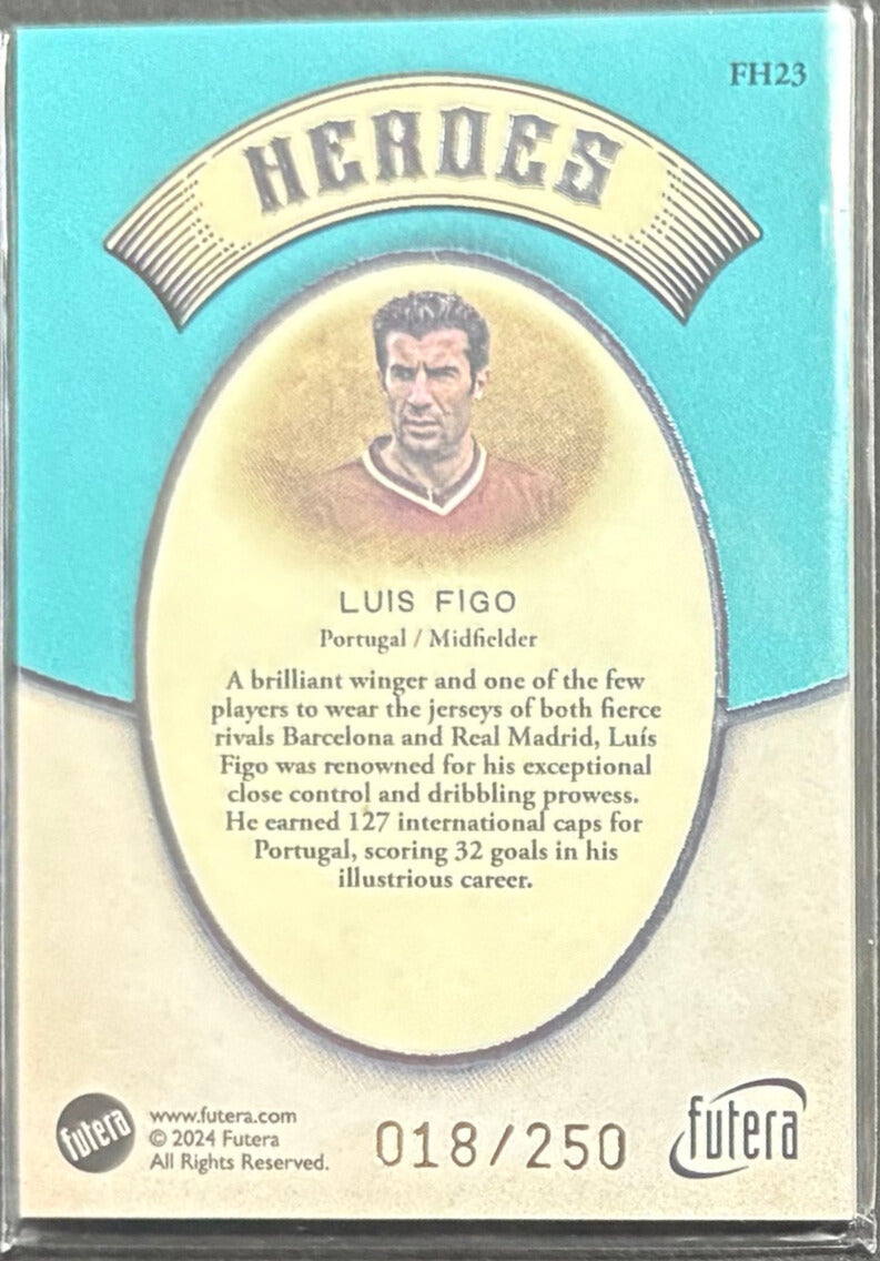 Futera Vintage 2024 Heroes Luis Figo 18/250