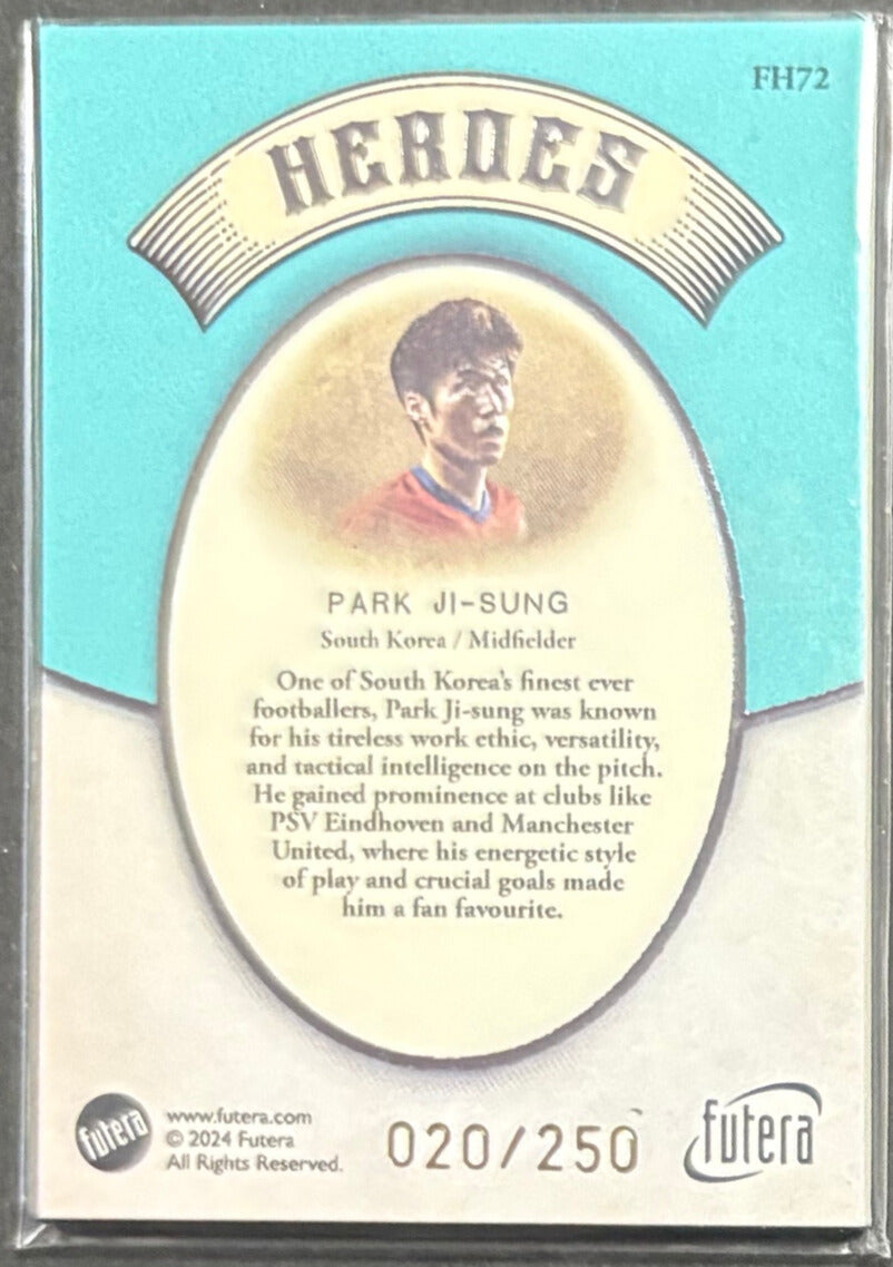 Futera Vintage 2024 Heroes Park Ji-sung 20/250