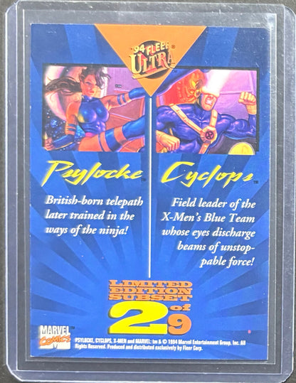 1994 X-Men - Paylocke and Cyclops