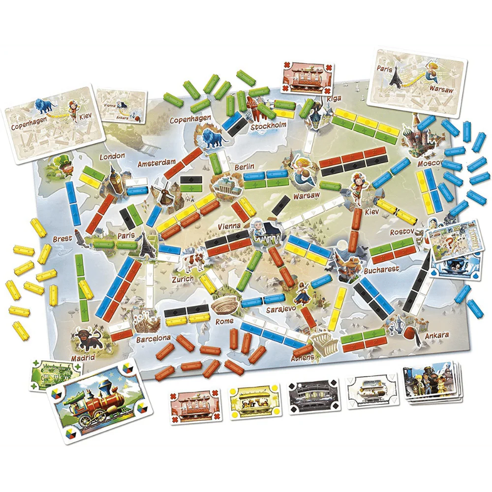 Ticket to Ride: First Journey (Europe) – A Fun & Easy Family Board Game