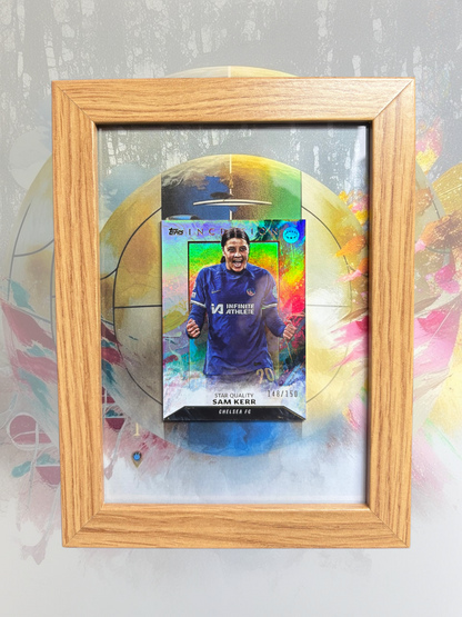 Framed Sam Kerr Chelsea FC Topps Inception Card